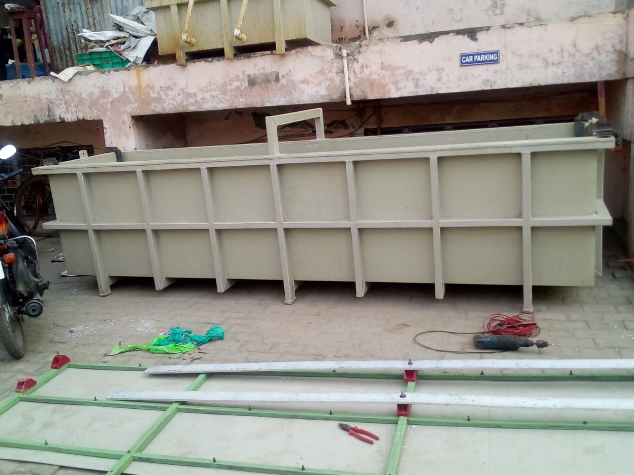 Leg Support PP Electroplating Tank